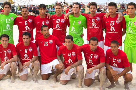 Beach soccer : les Tiki Toa face à la Suisse