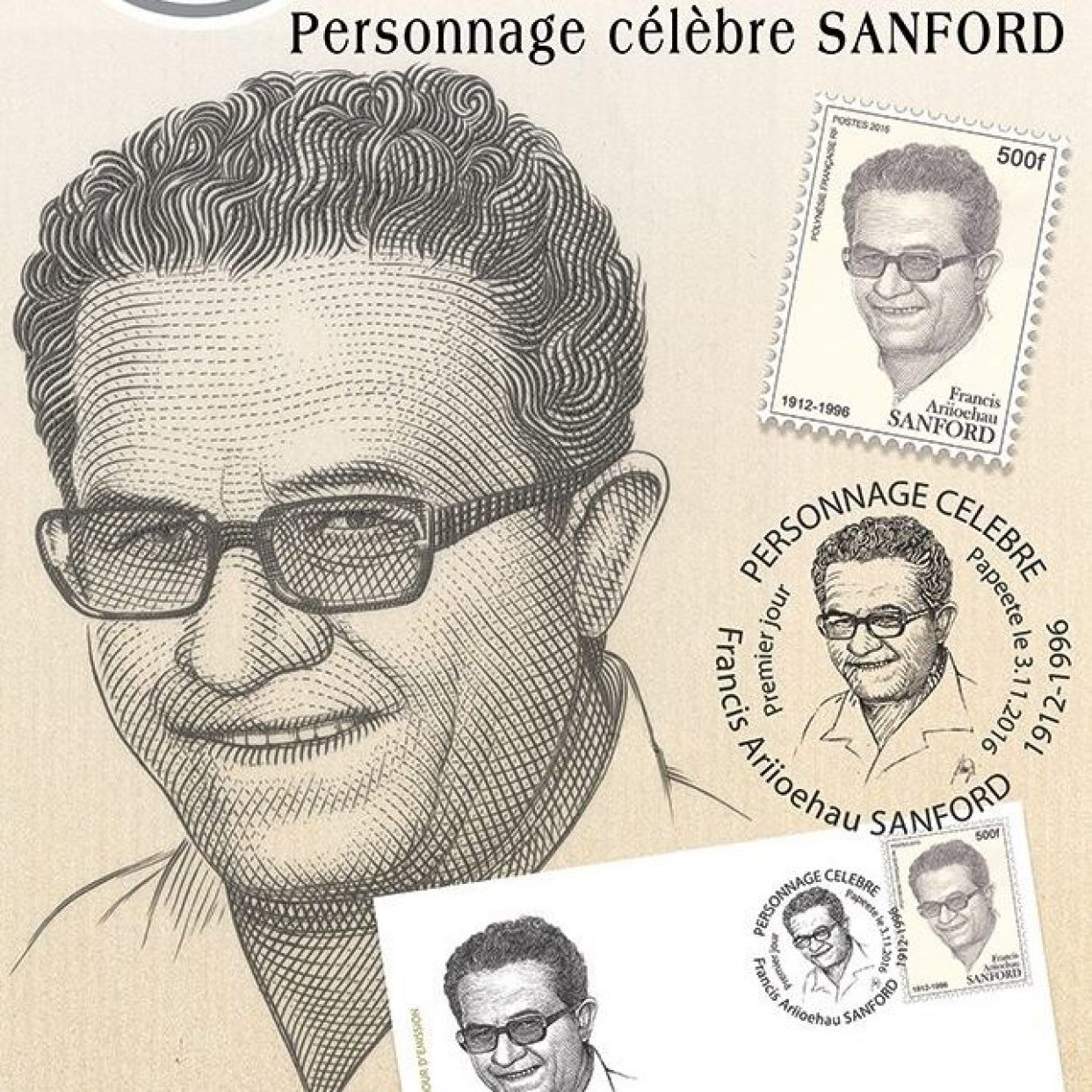 La Poste polynésienne honore la mémoire de Francis Sanford