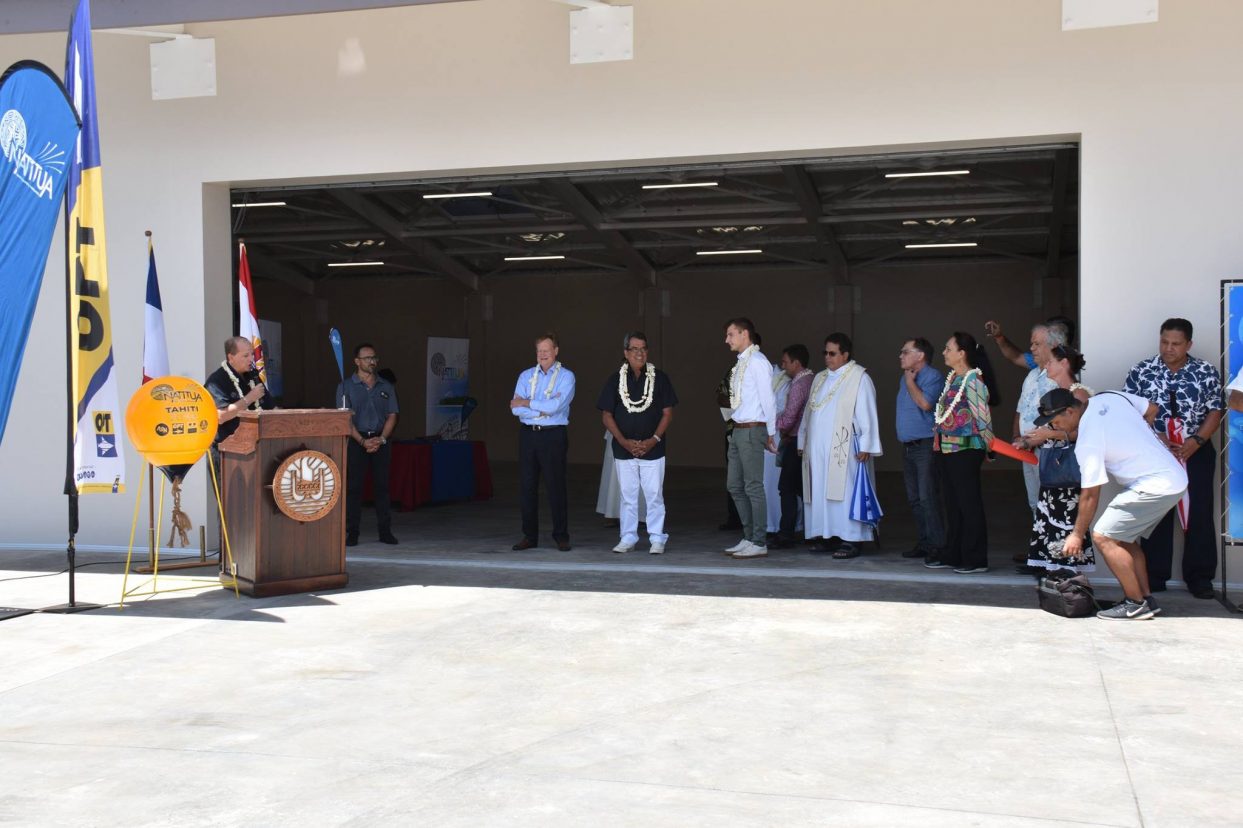 Inauguration de la station terminale #NATITUA et des espaces de stockage des câbles sous marins de Hitia’a o Te ra