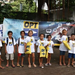 Le Groupe OPT accompagne les élèves 🧒 de CE1A de l’école primaire de Hao